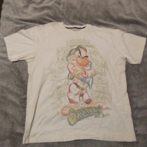 DISNEY STUDIO COLLECTION ADULT  T-SHIRT - GRUMPY, SIZE L - Picture 1 of 2